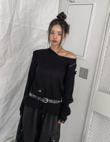 Flower stud belt