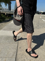 ASCLO Black Flip Slippers