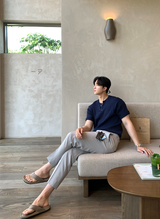 Slaig Skirt Summer Cooling Henry Neck Short Sleeve Knit
