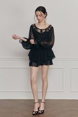 MOONRISE BLOUSE black
