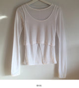 [SET] Tencel Layered T-Shirt (4 colors)
