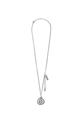 Antique sun and moon drop necklace