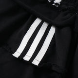 Triple Stripe Ruffle Skirt 231776618