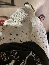 レースリボンバンディングワイドパンツ