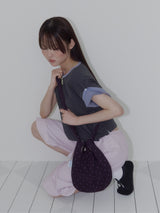 TULIP STRIPE CAPRI PANTS (PINK)