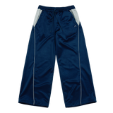 25SS ワンポイントロゴカラーリングワイドトラックパンツ ネイビー