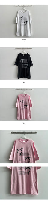 ダリレタリングオーバーサイズフィット半袖Tシャツ