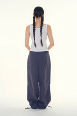 Nomad strap nylon wide pants