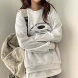 In Basic Lettering Napping Sweatshirt
