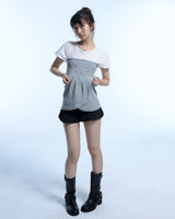 Eyelet 2 - Way Wrap Skirt - Gray
