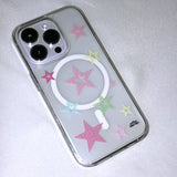 [made] LED POP stars phone case (MagSafe jellyhard)