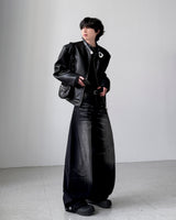 Edwin Belt Leather Jacket