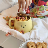 プリン 陶器カップ(Handmade)
