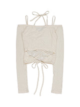 DOT OFF-SHOULDER TOP