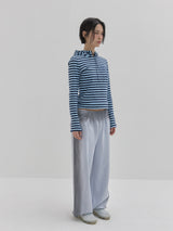 Hand Sprayed Jersey Pants (Sky Blue)