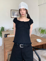 BEADS LACE SCARF (2C)