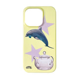 [made] jumping dolphin phone case (glossy hard)