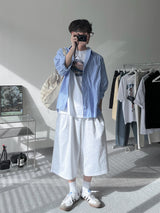 SIO two tuck bermuda sweat pants