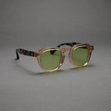 Vatic Vintage Optical Soto Champagne / Blue Demi 8mm 厚みのあるカットフィルムレンズ 浅い緑色のレンズ
