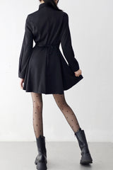 Mien Shirt Collar One Piece