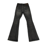 Betty low boots cut pants