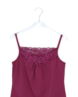 Rites Two-Way Button Lace Strap Sleeveless