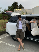 Land Y Summer Overfit Check Shirt