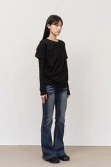 (W) Drape Top