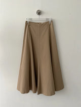 Close A-line Flare Long Skirt