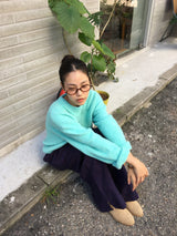 Wavy wide pants (3color)
