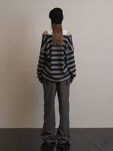 STRIPE V-NECK MTM