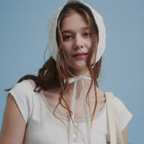 Frill Bandana (White)