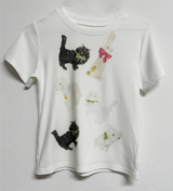 ベイビーキャットバニーリボンTシャツ💞🖤🤍🩷