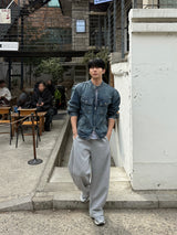 Luen incised balloon pants