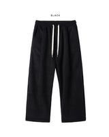 コージーフリースワイドスウェットパンツ