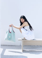 cobaltiny suede bag (mint)