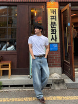 イフセミワイドデニムパンツ