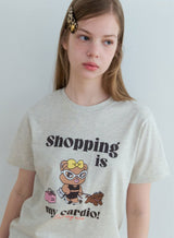 ショッピングベアTシャツ 2color