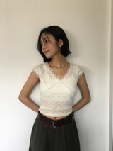 Dolly cap sleeve t-shirt (2color) 