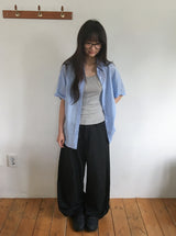 [unisex] ケントーワンタックバルーンワイドスラックス