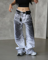 [UNISEX] Dirty Painting Wide Pants