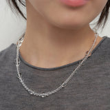 clear quartz necklace