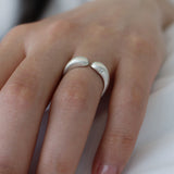 Open gem ring (Matte)