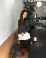 Layered button T