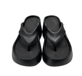 (+8cm) Rush Color Matching Platform Sole Flip Flops