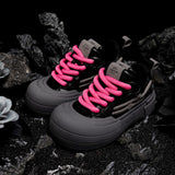 KILLWINNER レトロ厚底チャンキーシューズ - Black and Gray
