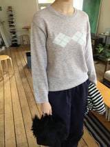 ケッドルーズフィットアーガイルニット (3c)