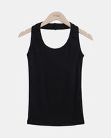 Uzel Halter Neck Slim Sleeveless Top