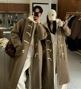  Liu Wool Overfit Duffel Coat