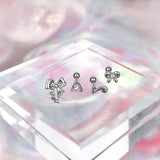 [SET] Sweet Melody Ribbon Piercing
